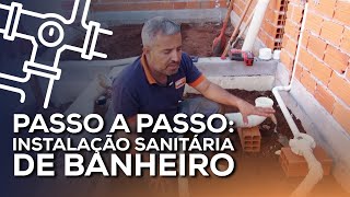 Guia COMPLETO de INSTALAÇÃO HIDRÁULICA de BANHEIRO  Passo a passo [upl. by Assiluy286]