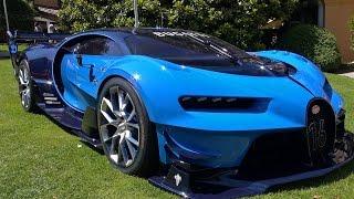 Bugatti Vision GT SOUND  QuadTurbo W16 Engine Start Up amp Revs [upl. by Yrtneg456]