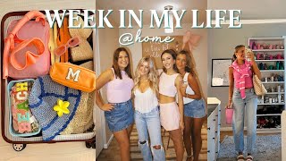 WEEK IN MY LIFE  HOME  college roommates post grad chit chat busy work from home days [upl. by Ehman]