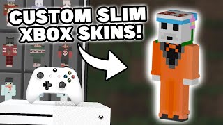 How To Get Custom SLIM Skins On Minecraft Xbox Make any Skin Slim Working 2023 [upl. by Madalyn]