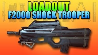 Battlefield 4 Loadout F2000 Shock Trooper Style [upl. by Aihseya161]