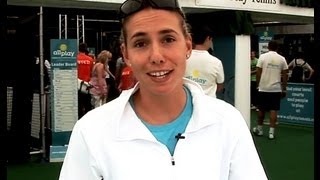 Marina Erakovic Visits Kids Zone at Wimbledon 2012 [upl. by Harriot]