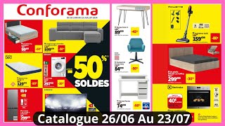 Conforama Nouveau Catalogue Solde Juillet 2024 [upl. by Claudetta]