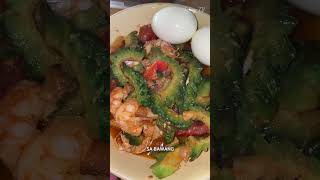 Let’s talk about lunch nagluto ako ng ginisang ampalya with shrimp Ginisang ampalaya shrimp [upl. by Natsrik]