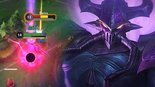 WILD RIFT KASSADIN GAMEPLAY  NEW OP CHAMP BUILD amp RUNES [upl. by Yelsew]