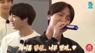 ENG SUB BTS JHope and Jungkook singing Cherry Blossom Ending RUN BTS Ep 56 [upl. by Ahsemrac]