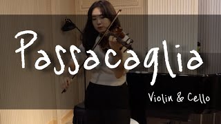 Passacaglia HandelHalvorsen Amature Violin and Cello Playing 🎻 [upl. by Letitia]