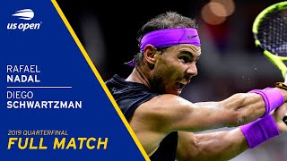 Rafael Nadal vs Diego Schwartzman Full Match  2019 US Open Quarterfinal [upl. by Giesecke987]