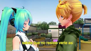 MMD miku x len cap 1 [upl. by Wasserman365]