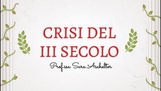 La crisi del III secolo dC [upl. by Cock]