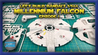 Lets Build the Bandai 1144 Millennium Falcon  Episode 1 [upl. by Israeli854]