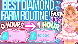 MAKE 50K DIAMONDS IN ONE HOUR WITH THIS FARMING ROUTINE ROBLOX Royale High Diamond Farming Tips [upl. by Lanni86]