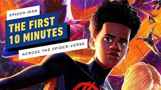 SpiderMan Across The SpiderVerse The First 10 Minutes 2023 Shameik Moore Hailee Steinfeld [upl. by Imelda]