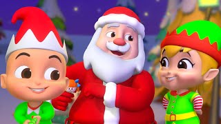 Five Little Elves  More Santa Rhymes and Christmas Songs for Kids [upl. by Ylrae]