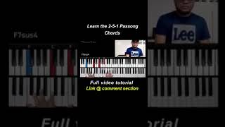 Learn the concept of 251 passing chords in filipino shorts [upl. by Pinebrook]