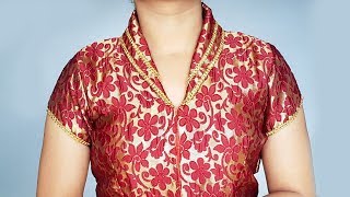 new simple  ब्लाउज डिजाइन  Blouse designs  blauj dizain [upl. by Leinadnhoj]