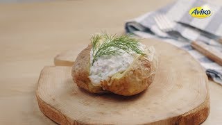 Jacket Potato with cottage cheese  Aviko Enjoy [upl. by Cavanagh792]