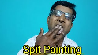 ASMR Spit Painting your face [upl. by Abernathy]