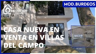 CASA NUEVA EN VENTA EN VILLAS DEL CAMPO CALIMAYA MOD BURDEOS [upl. by Chaker]