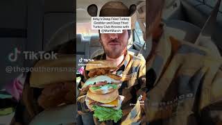 Arby’s Deep Fried Turkey Gobbler and Deep Fried Turkey Club Review with thesouthernsnack [upl. by Longerich]