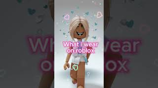 Wat i wear in roblox VS irl🐬🐚 roblox robloxshorts trend preppy [upl. by Kassel]