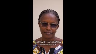 Nathalie Nakabunda mediadora por la paz en RDC [upl. by Htabazile]