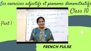 Les exercices adj et pron démonstratiffrench [upl. by Anirazc]