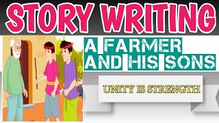 A Farmer and his three sonssujit omnibusstory writingunity is strength [upl. by Annaitat]