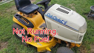 Will It Run Cub Cadet 1517 Garden Tractor [upl. by Valtin543]