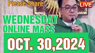 QUIAPO CHURCH LIVE MASS TODAY REV FR DOUGLAS BADONG OCTOBER 302024 [upl. by Gavette]