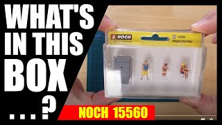 440  Noch 15560 Humorous Figure Set Toilet Stories HO Gauge [upl. by Ellerrad]