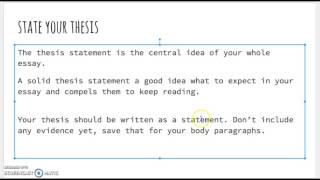 Informative Essay Intro HowTo [upl. by Oirromed]