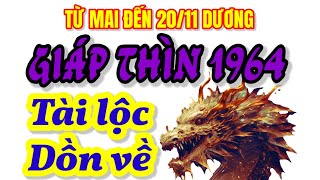 Tử vi Giáp Thìn 1964 Có vận số đỏ rực tài lộc ào ào dồn về từ mai đến 2011 dương lịch [upl. by Lavina]