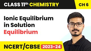 lonic Equilibrium in Solution  Equilibrium  Class 11 Chemistry Chapter 6  NCERTCBSE [upl. by Nesnej]