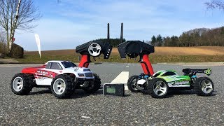 WLToys A979B vs WLToys A959B GPS Speed Test Competition High Speed RC Cars from RCMoment [upl. by Adniled]