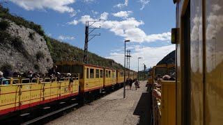 Le Train Jaune  Durch die Pyrenäen VillefrancheVernetlesBains  LatourdeCarolEnveitg [upl. by Myrilla650]