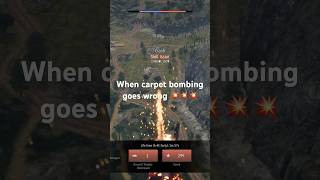 When Carpet Bombing Goes Wrong warthundertanks germanarmy gaijin gaming gaijined viralshort [upl. by Fifi]