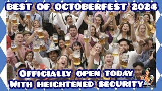 Oktoberfest In Munich Is Officially Open Today  With Heightened Security [upl. by Adrian]