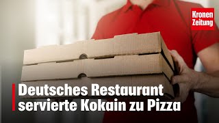 Deutsches Restaurant servierte Kokain zu Pizza  kronetv NEWS [upl. by Alket27]