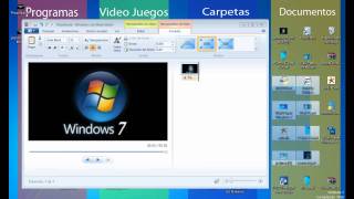 Movie Maker Windows 7  Tutorial en Español  Creando Presentación HD [upl. by Benjamin846]