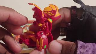 BAKUGAN ARMORED ALLIANCE PYRUS DRAGONOID REVIEW [upl. by Arved]