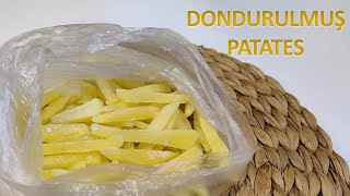 DONDURULMUŞ PATATES NASIL YAPILIR [upl. by Doykos933]