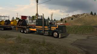 American Truck Simulator  Pizzster amp Damo 389EXHD  SB X15  Fontaine Revolution Flatbed  97 [upl. by Stanton]