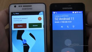 Incoming call amp Outgoing call at the Same Time Samsung Galaxy S2 android 7S2 android 11 [upl. by Saalocin]