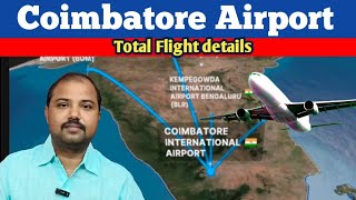 Coimbatore Airport Flight Travel in Tamil  Domestic and International coimbatoreairport [upl. by Nnarefinnej]