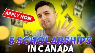 5 SCHOLARSHIPS in Canada for International Students MBA [upl. by Hallock797]