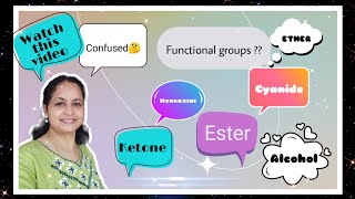 Confusion about different Functional Groups  Quick Revision [upl. by Boorman]