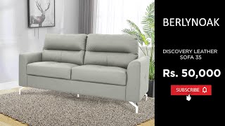 Berlynoak Discovery Leather Sofa 3S [upl. by Aleek]