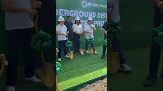 Groundbreaking for underground cabling system in Bacolod philippines [upl. by Beauregard360]