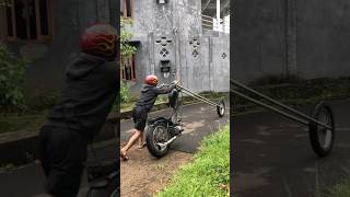 GW KAGET KETEMU MOTOR SHOCK PANJANG DI DUNIA  BEGINI CARA BAWANYA shorts [upl. by Tamberg]